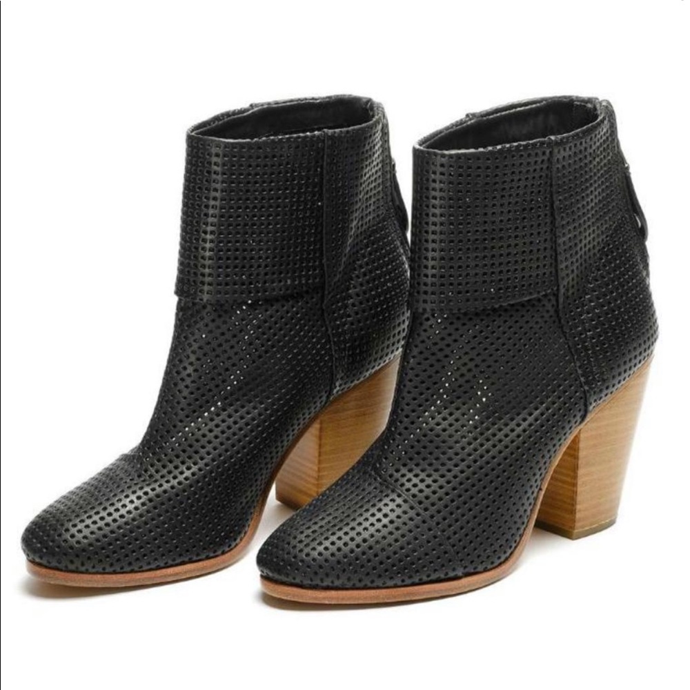 Rag & bone Newburyport perforated boot size 37.5